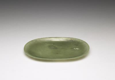 图片[2]-Jade round plate with creeping floral border, Ottoman Empire-China Archive